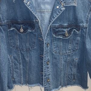 Distressed Jean Jacket